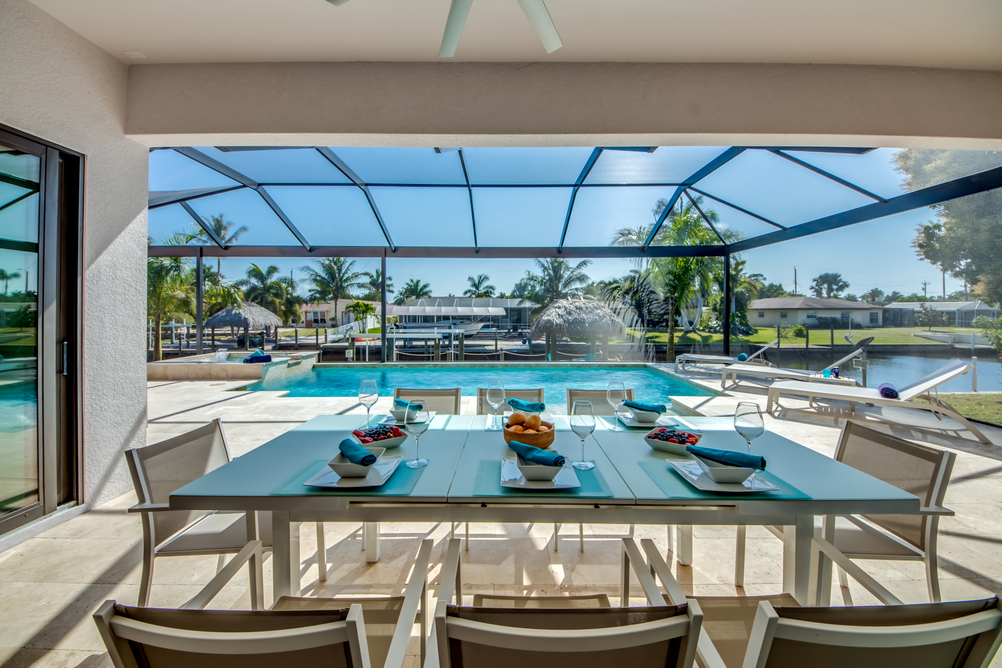Lanai Bereich in der Villa Aesthetic