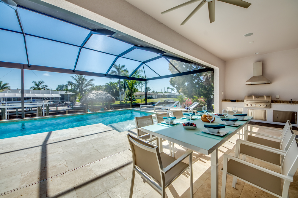 Lanai Bereich in der Villa Aesthetic