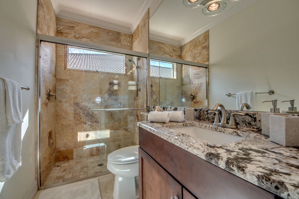 Gäste-Badezimmer in der Villa Beach Estate in Cape Coral, Florida