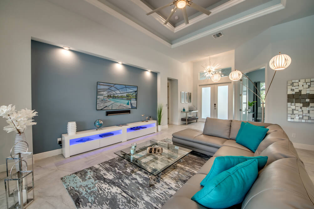 Wohnzimmer der Villa Endless Summer
