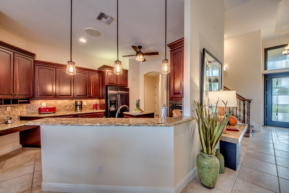 Küchentheke in der Villa Regency in Cape Coral, Florida