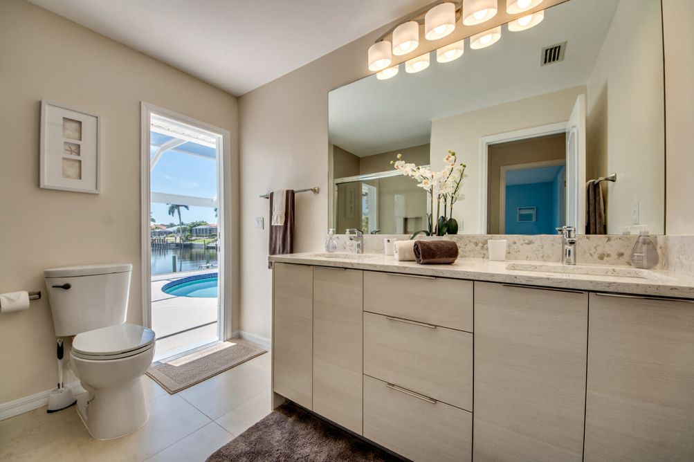 Gäste Badezimmer in der Villa Sunshine Bay
