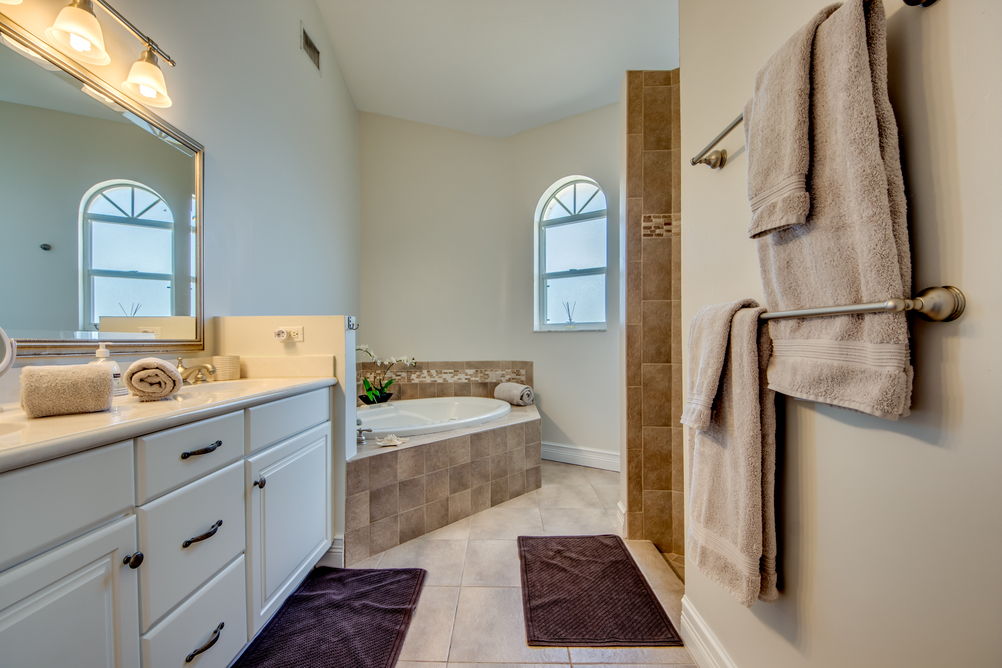 Master Bathroom in der Villa Superior